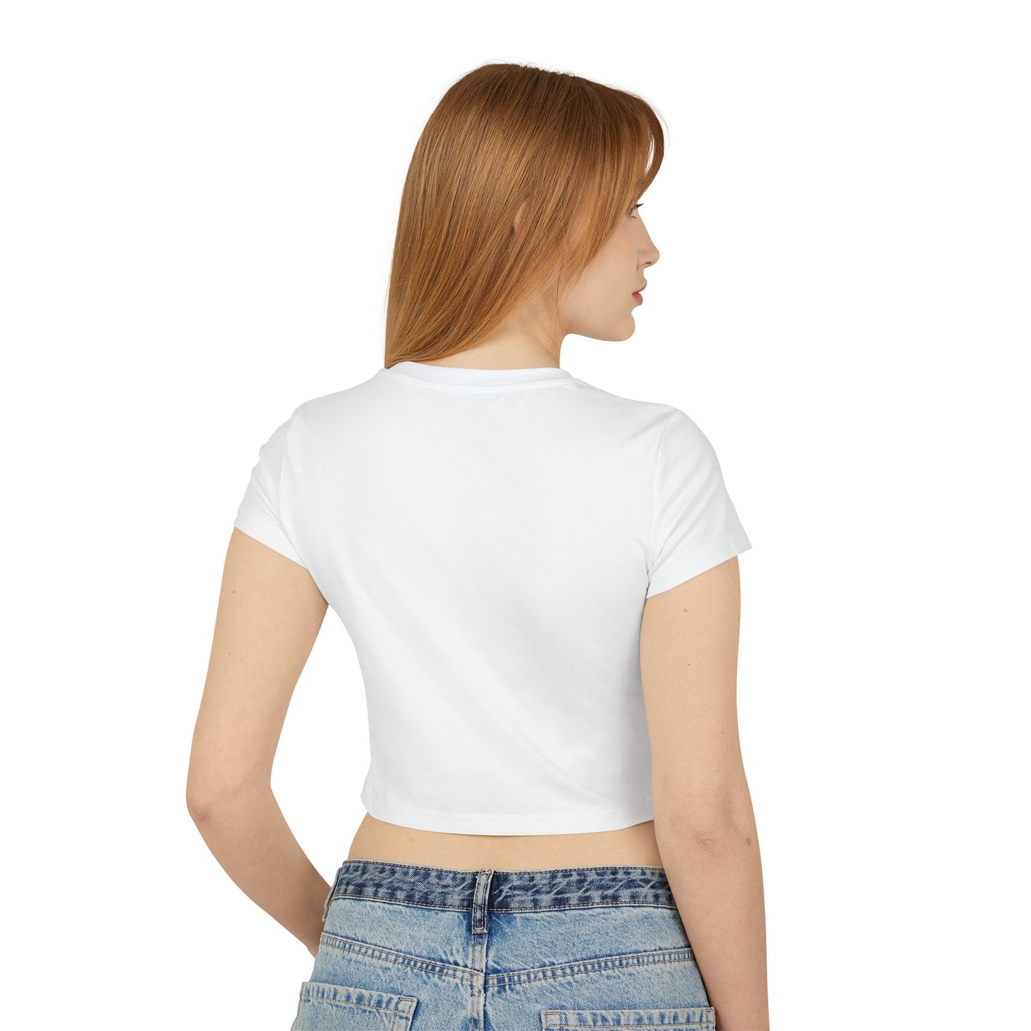 Hold Men Accountable Women's Crop Tee — Feminist Statement Shirt