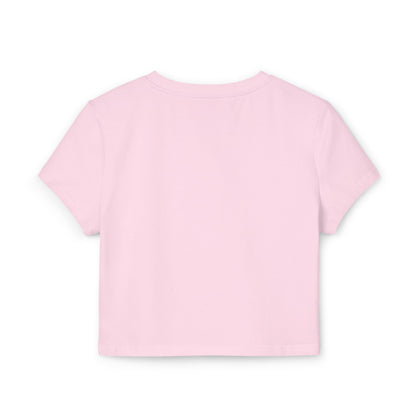Hold Men Accountable Women's Crop Tee — Feminist Statement Shirt