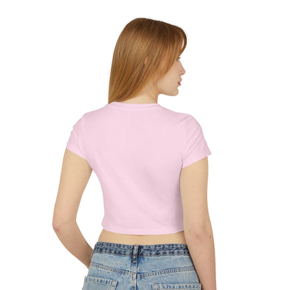 Hold Men Accountable Women's Crop Tee — Feminist Statement Shirt