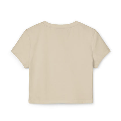 Hold Men Accountable Women's Crop Tee — Feminist Statement Shirt