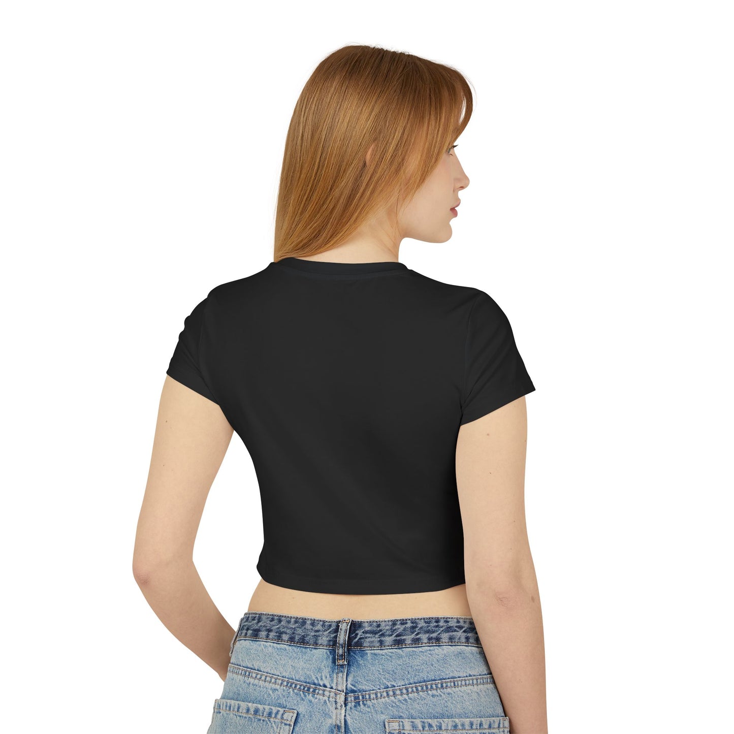 Hold Men Accountable Women's Crop Tee — Feminist Statement Shirt