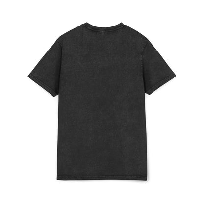 Acid Washed Round Neck Tee